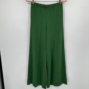 Bitte Kai Rand Green Wide Leg Jersey Trousers Pants Small Scandi Flowy Lounge